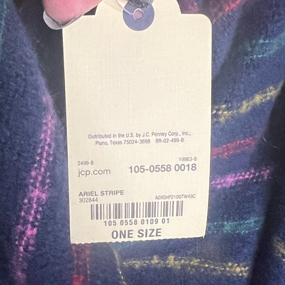 St Johns Bay Striped Blanket Scarf - Picture 4 of 4